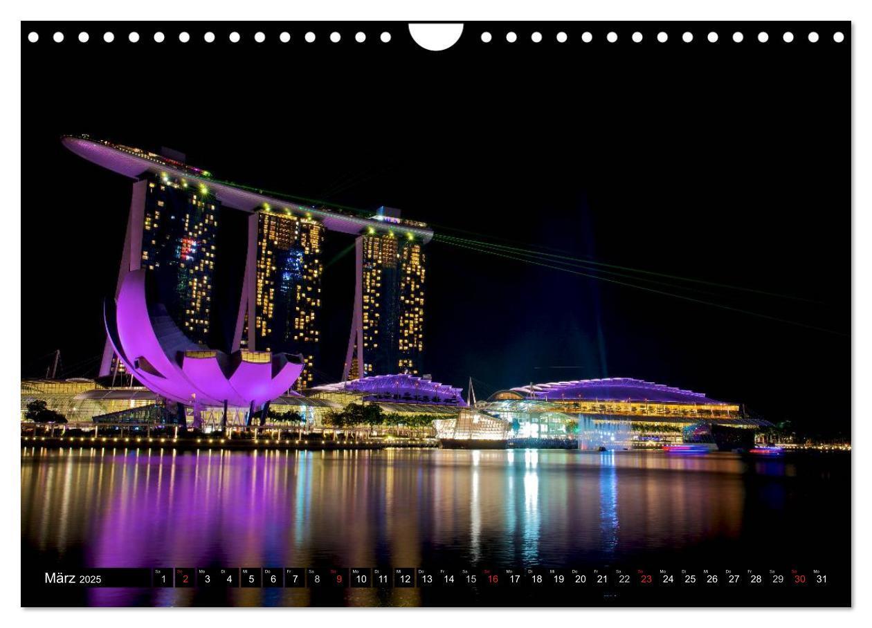 Bild: 9783435522613 | Singapur - Einzigartige Skylines (Wandkalender 2025 DIN A4 quer),...