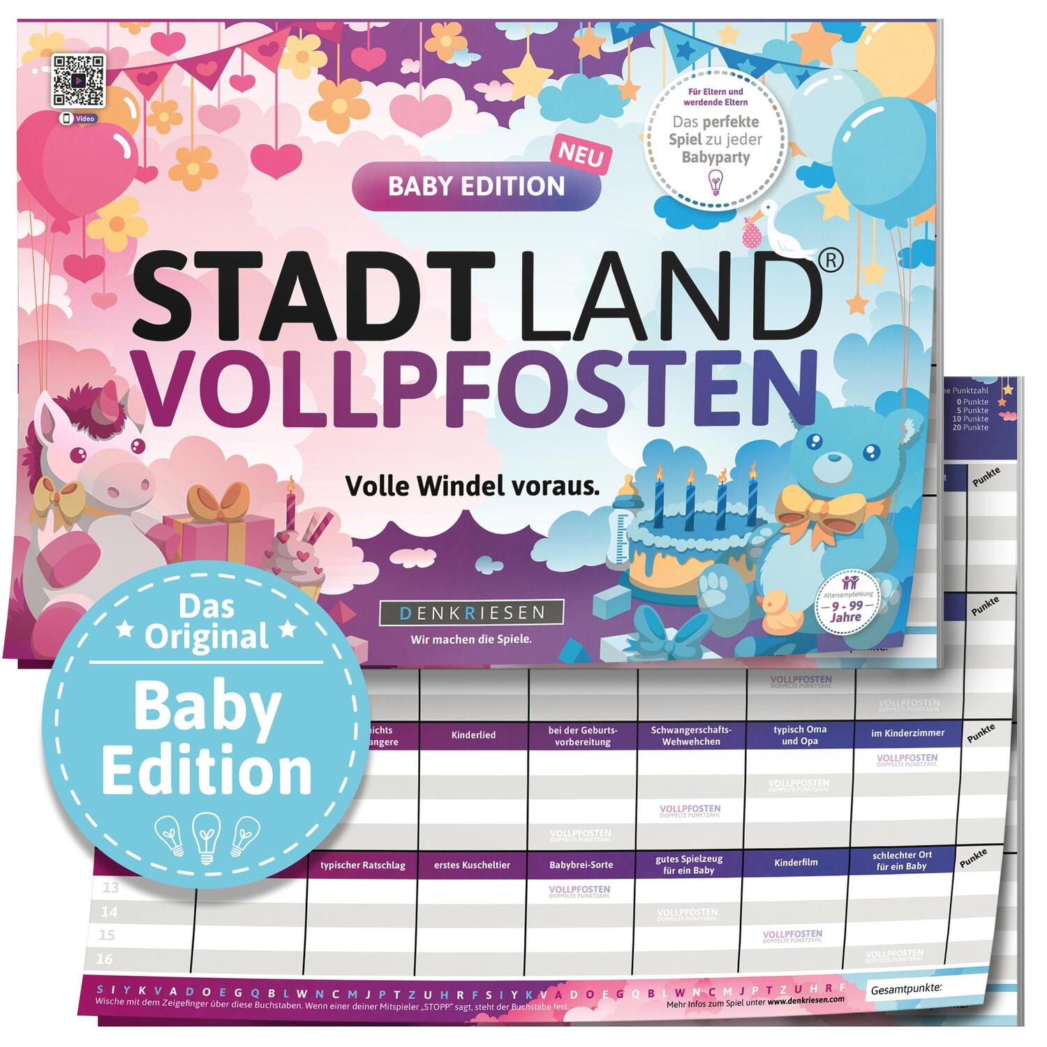 Cover: 4260528096169 | DENKRIESEN - STADT LAND VOLLPFOSTEN® - BABY EDITION - "Volle Windel...