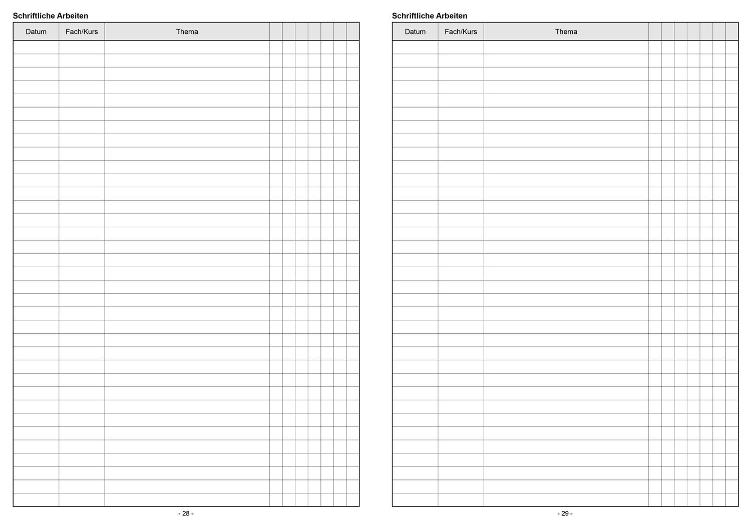 Bild: 4260094452437 | Klassenbuch "Standard", Umschlagfarbe: grün | für alle Schulformen