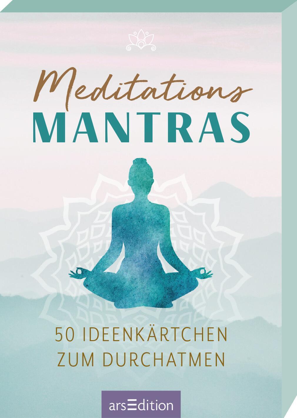 Cover: 9783845857701 | Meditations-Mantras | 50 Ideenkärtchen zum Durchatmen | Box | 50 S.