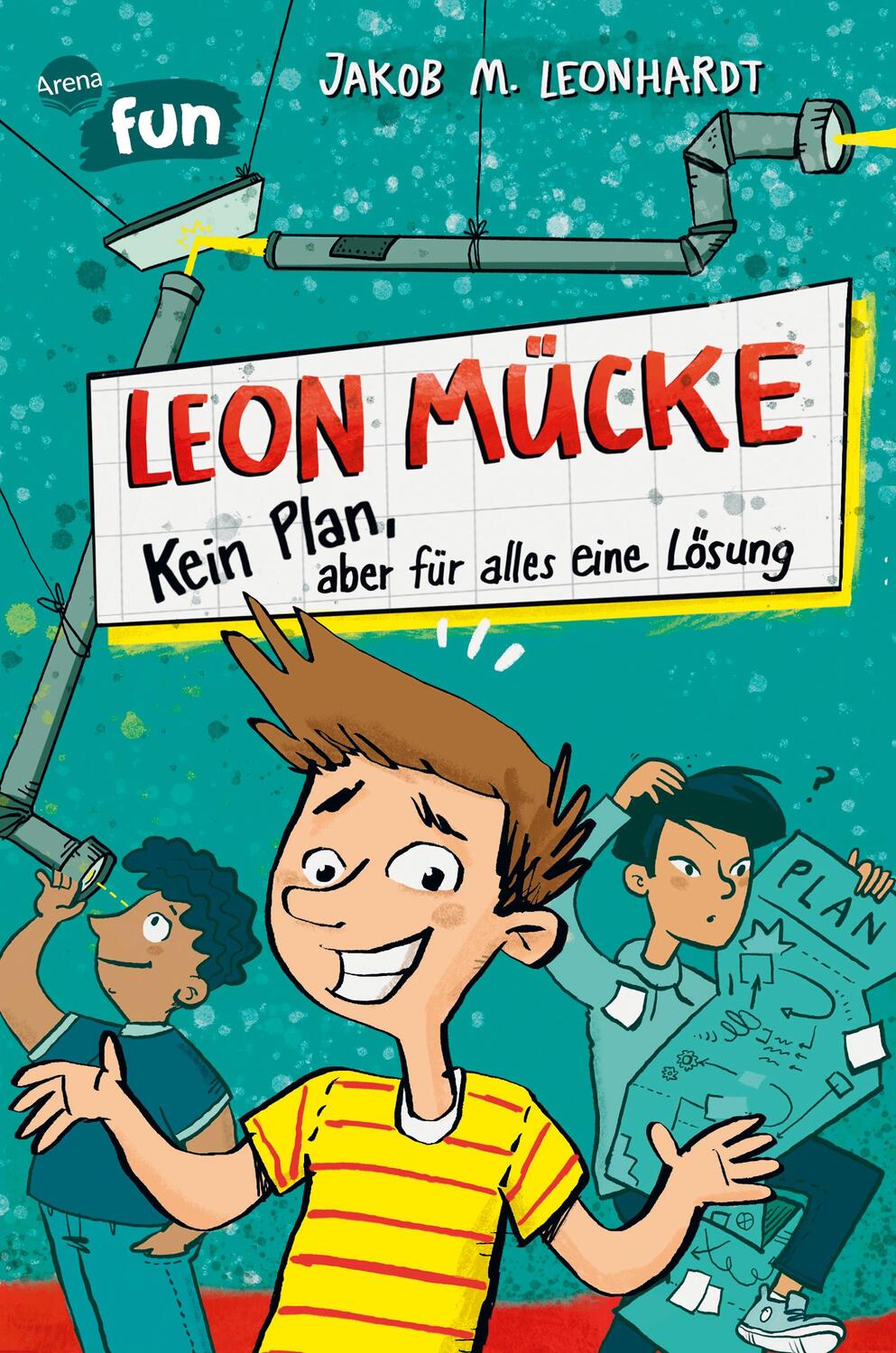 Cover: 9783401606989 | Leon Mücke (1). Kein Plan, aber für alles eine Lösung | Leonhardt