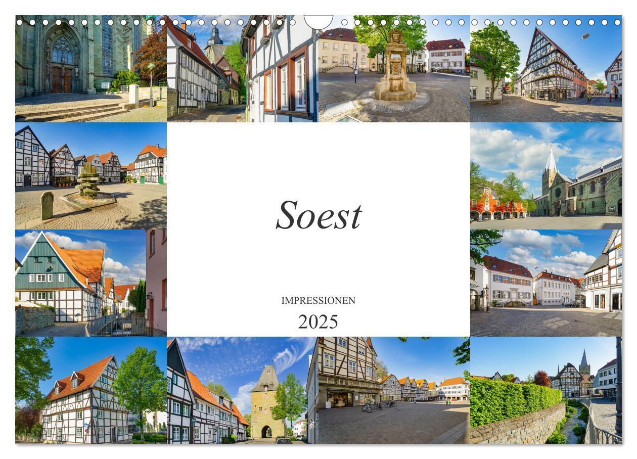 Cover: 9783435009879 | Soest Impressionen (Wandkalender 2025 DIN A3 quer), CALVENDO...