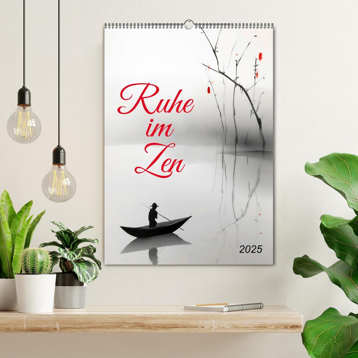 Bild: 9783435875078 | Ruhe im Zen (Wandkalender 2025 DIN A2 hoch), CALVENDO Monatskalender