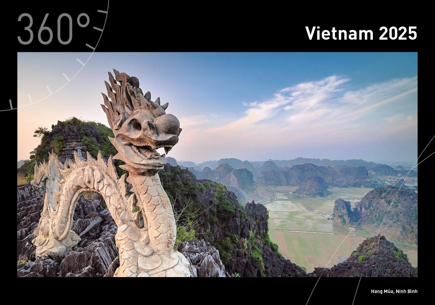 Cover: 9783968555287 | 360° Vietnam Premiumkalender 2025 | Gerhard Zwerger-Schoner | Kalender