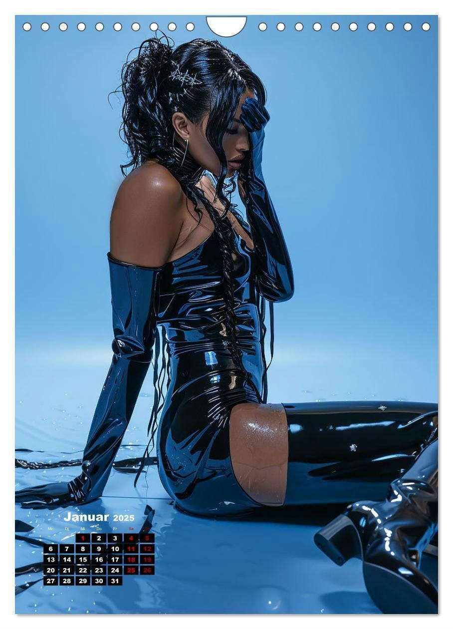 Bild: 9783457156698 | Latex-Girls (Wandkalender 2025 DIN A4 hoch), CALVENDO Monatskalender