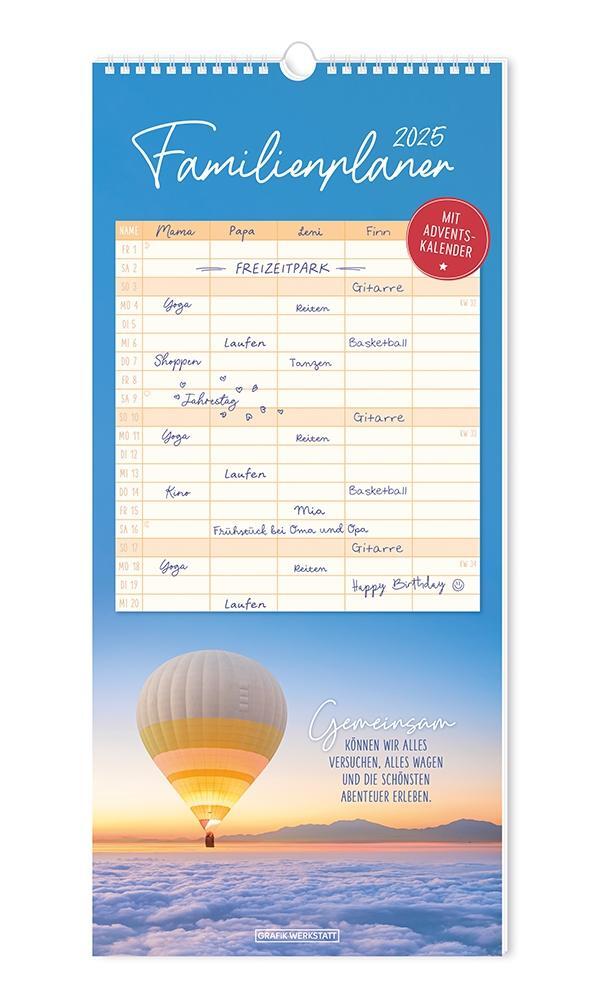 Cover: 9783986361020 | Familienplaner 2025 Classic | Familienplaner | Original | Kalender