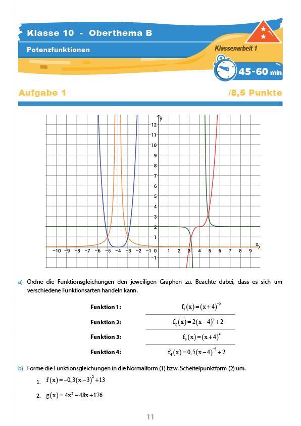 Bild: 9783946641308 | Mathematik Klassenarbeits-Trainer Klasse 10 - mit...