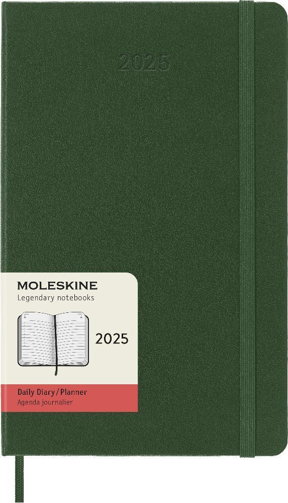 Bild: 8056999270766 | Moleskine 12 Monate Tageskalender 2025, Large/A5 | Buch | 400 S.