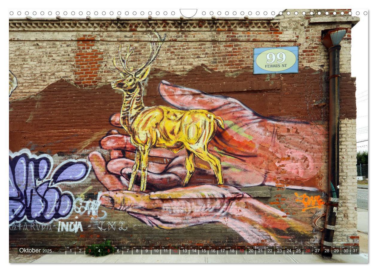 Bild: 9783435166374 | Straßenkunst in New York - Graffiti und Murals (Wandkalender 2025...