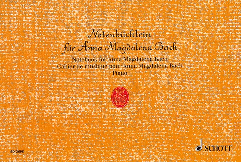 Cover: 9790001039239 | Notenbüchlein für Anna Magdalena Bach | Johann Sebastian Bach | 28 S.