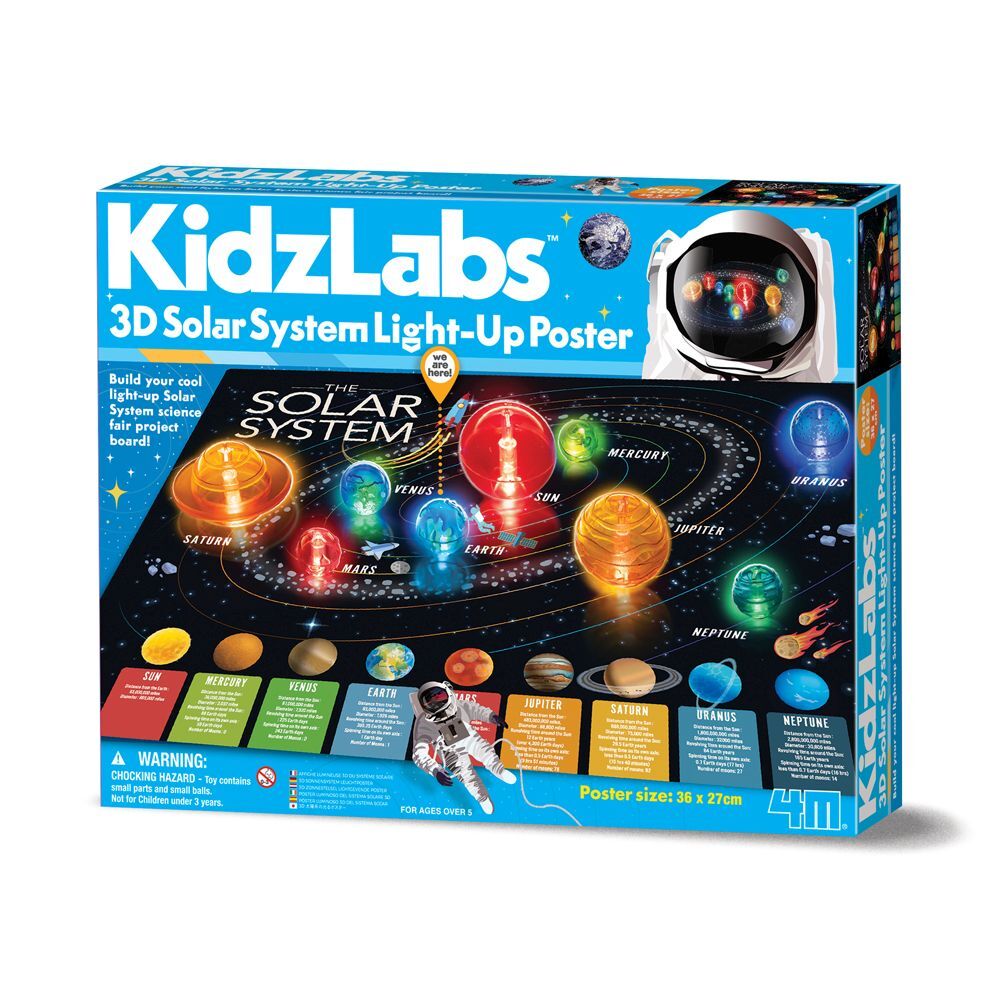 Cover: 4893156034618 | KidzLabs - Beleuchtetes Sonnensytem | Spiel | Karton | Deutsch | 2024