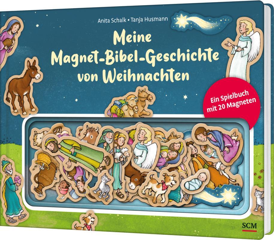 Cover: 9783417281002 | Meine Magnet-Bibel-Geschichte von Weihnachten | Anita Schalk | Buch