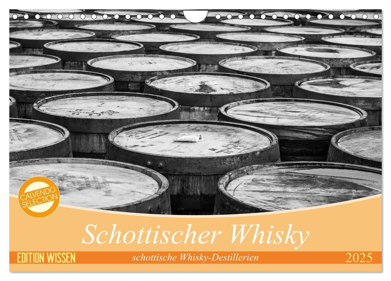 Cover: 9783435832316 | Schottischer Whisky (Wandkalender 2025 DIN A4 quer), CALVENDO...