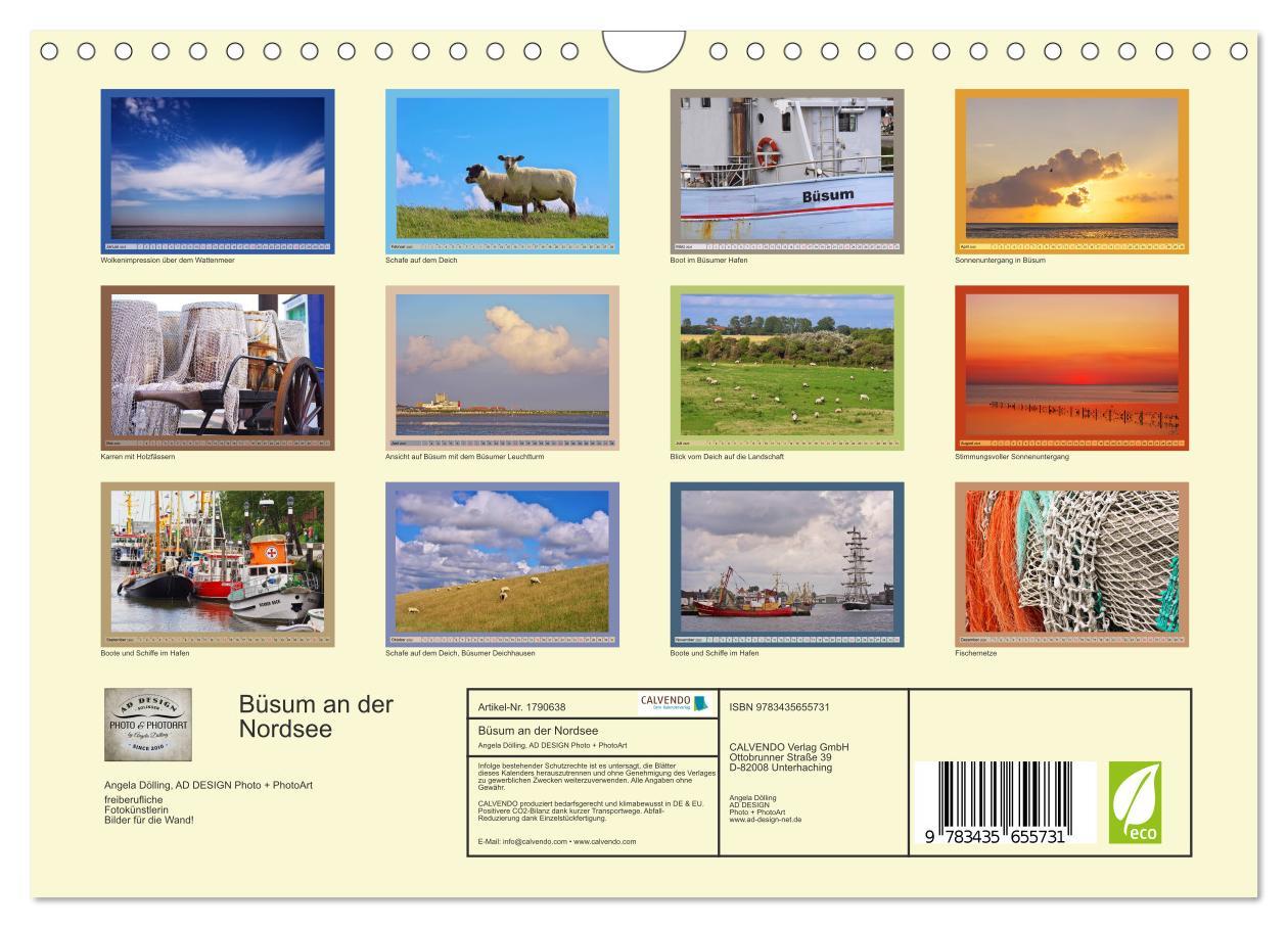 Bild: 9783435655731 | Büsum an der Nordsee (Wandkalender 2025 DIN A4 quer), CALVENDO...