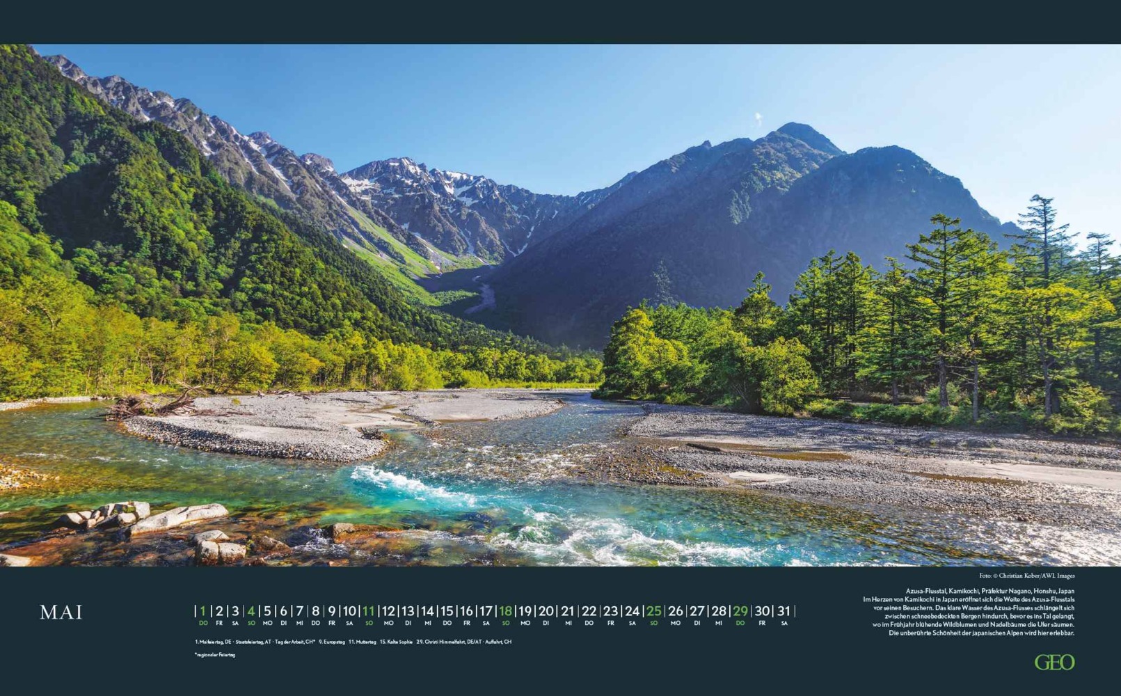 Bild: 4002725988720 | GEO - Augenblicke in der Natur Wandkalender 2025 - Faszinierender...