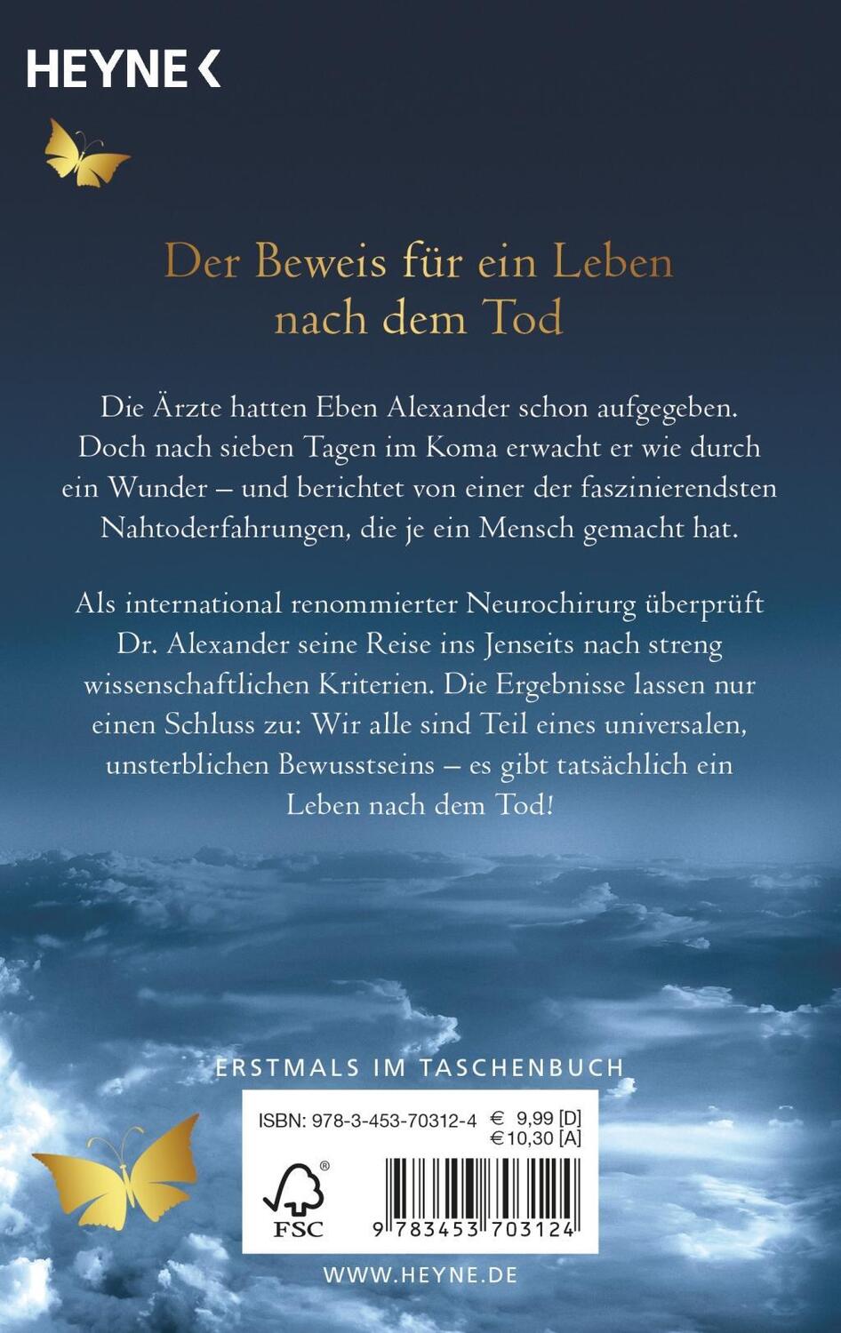 Bild: 9783453703124 | Blick in die Ewigkeit | Eben Alexander | Taschenbuch | Deutsch | 2016