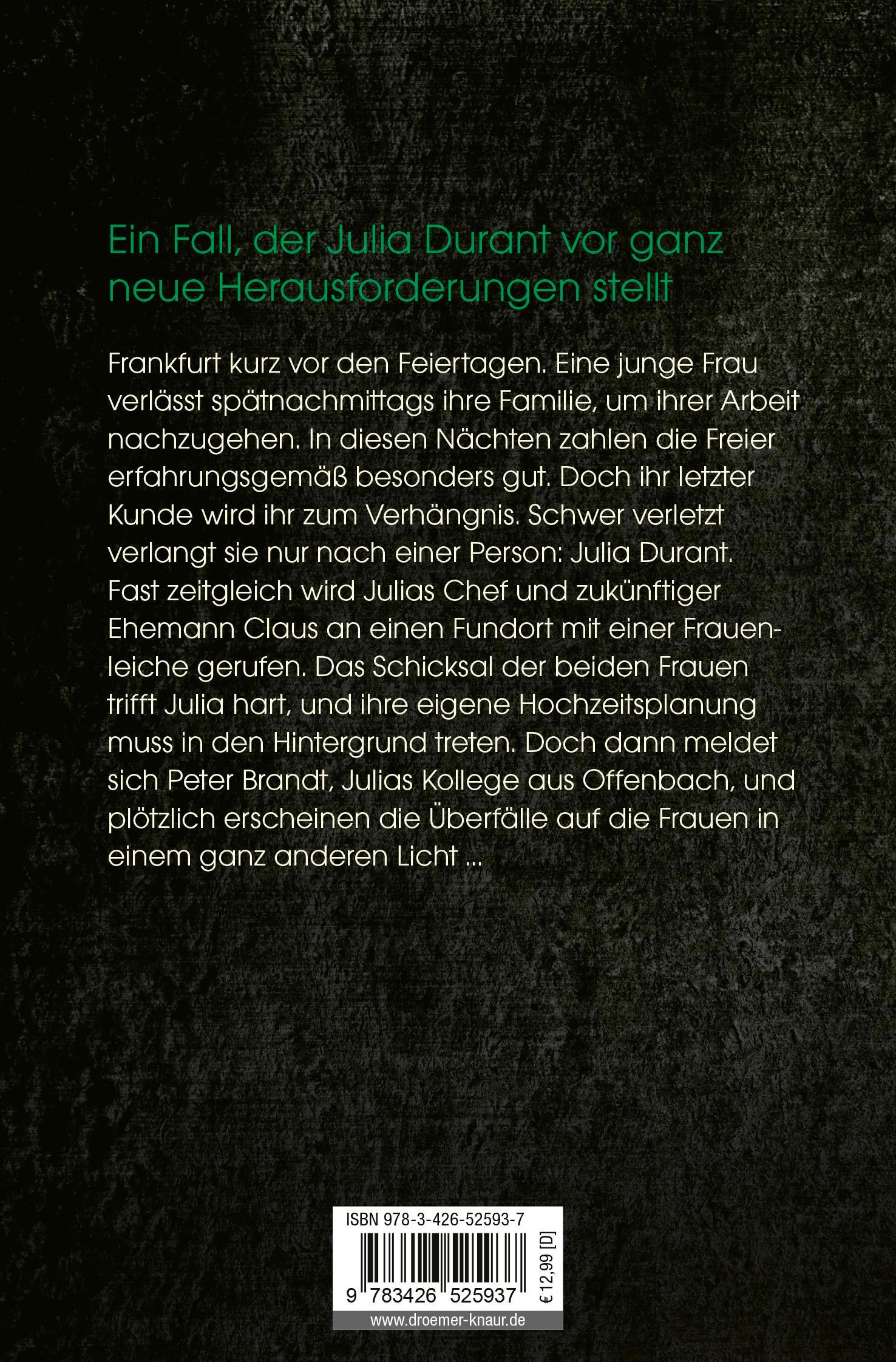 Rückseite: 9783426525937 | Todesruf | Julia Durants neuer Fall | Andreas Franz (u. a.) | Buch