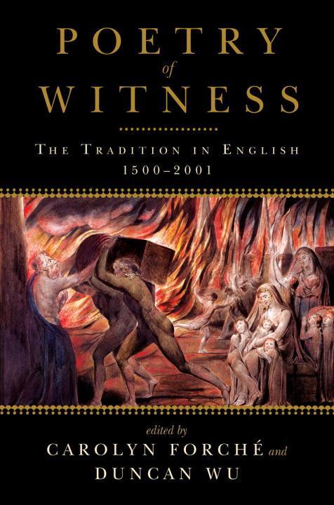 Cover: 9780393340426 | Poetry of Witness | The Tradition in English, 1500-2001 | Taschenbuch