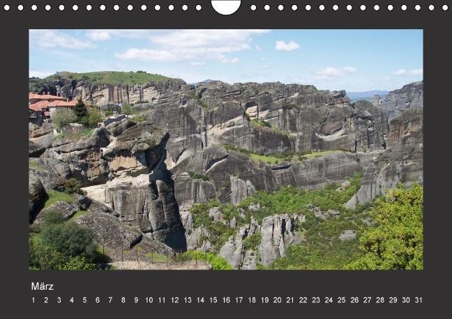 Bild: 9783660203479 | Meteora-Klöster in Griechenland (Wandkalender immerwährend DIN A4...