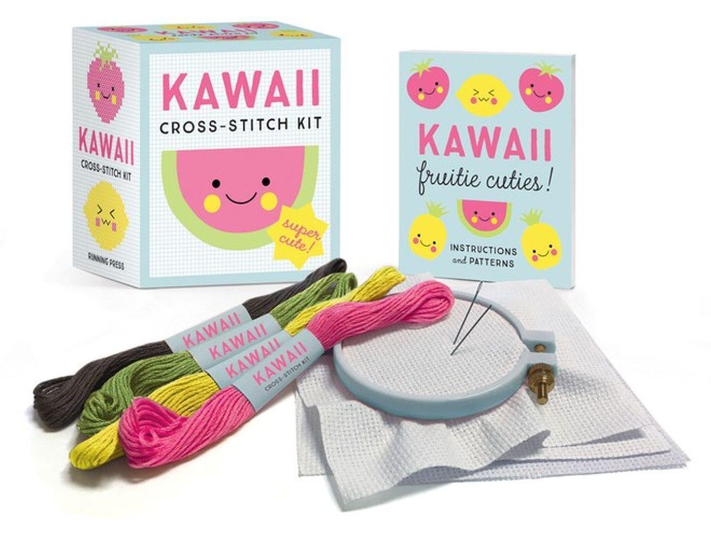 Cover: 9780762493807 | Kawaii Cross-Stitch Kit | Super-Cute! | Dennis Caetano (u. a.) | Buch