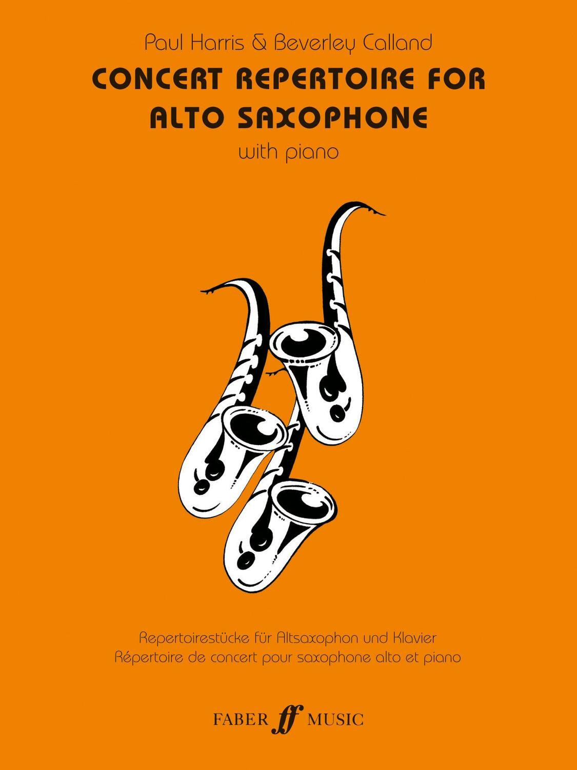 Cover: 9780571519040 | Concert Repertoire for Alto Saxophone with Piano | Paul Harris | Buch