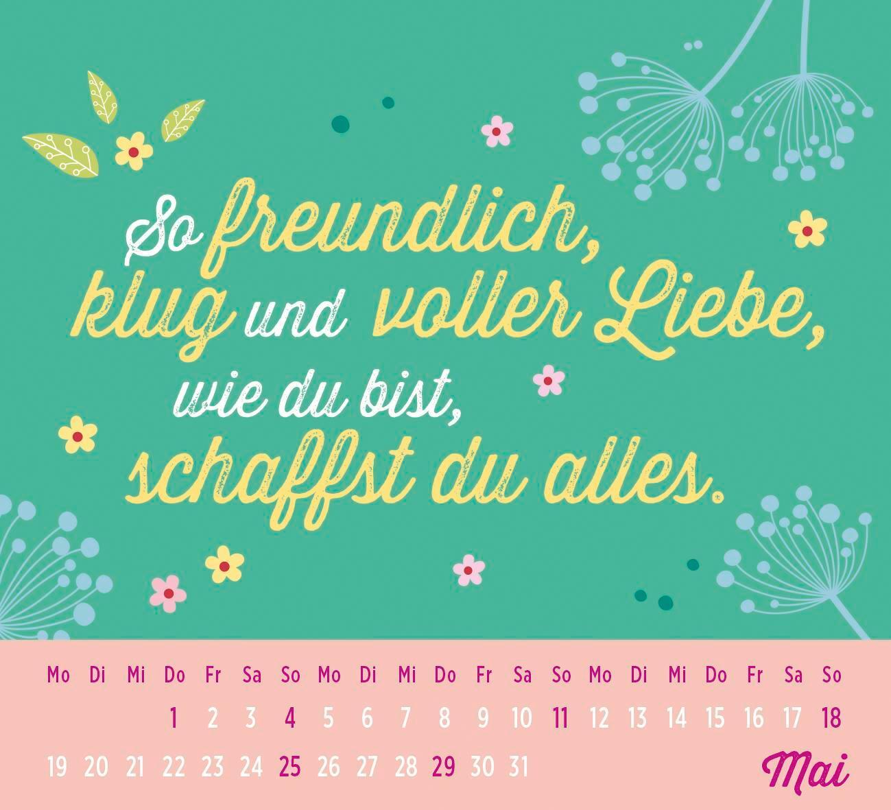 Bild: 4036442012239 | Mini-Kalender 2025: Für mein Schwesterherz | Groh Verlag | Kalender