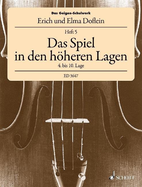 Cover: 9790001043854 | Das Geigen-Schulwerk | Elma Doflein (u. a.) | Broschüre | 64 S. | 1986