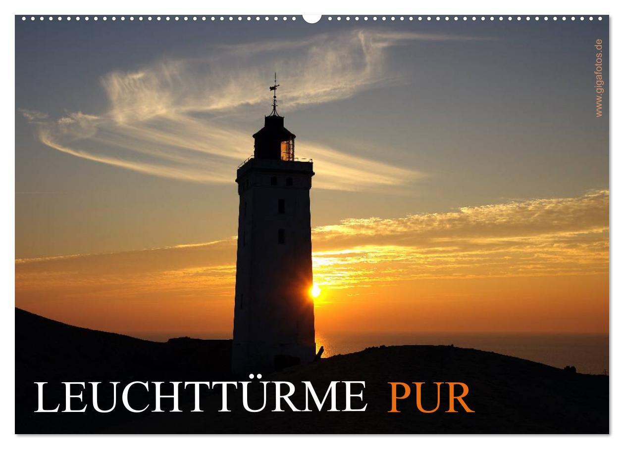 Cover: 9783435668564 | Leuchttürme PUR (Wandkalender 2025 DIN A2 quer), CALVENDO...