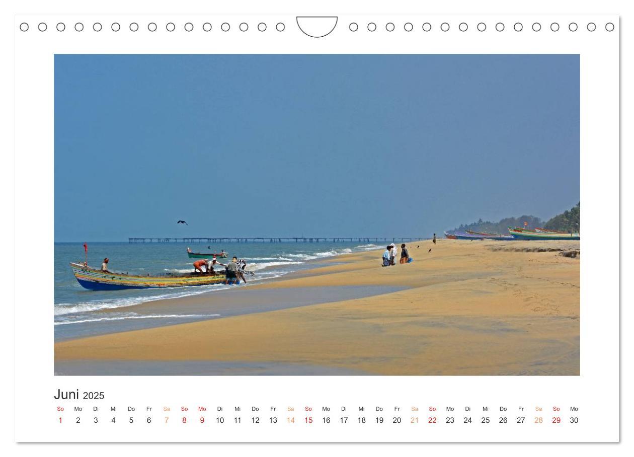 Bild: 9783435733903 | Kerala - Im Süden Indiens (Wandkalender 2025 DIN A4 quer), CALVENDO...