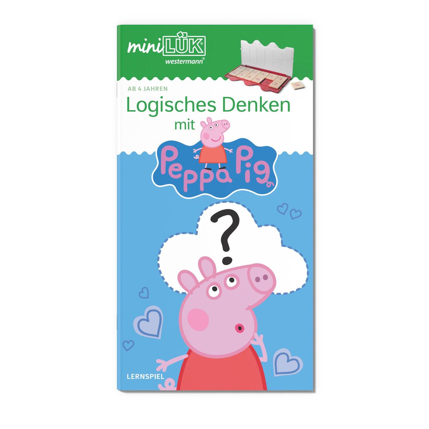 Cover: 9783072448031 | miniLÜK. Kindergarten/Vorschule Logisches Denken mit Peppa Pig | 24 S.