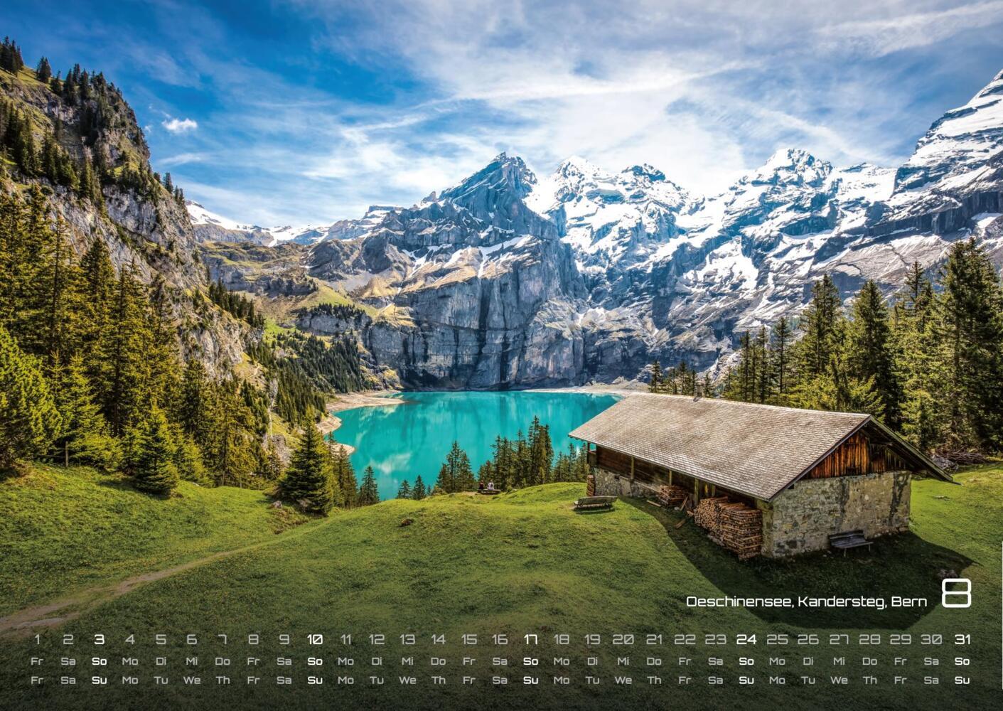 Bild: 9783986734350 | Schweiz - 2025 - Kalender DIN A2 | GP-Fever.de | Kalender | 15 S.