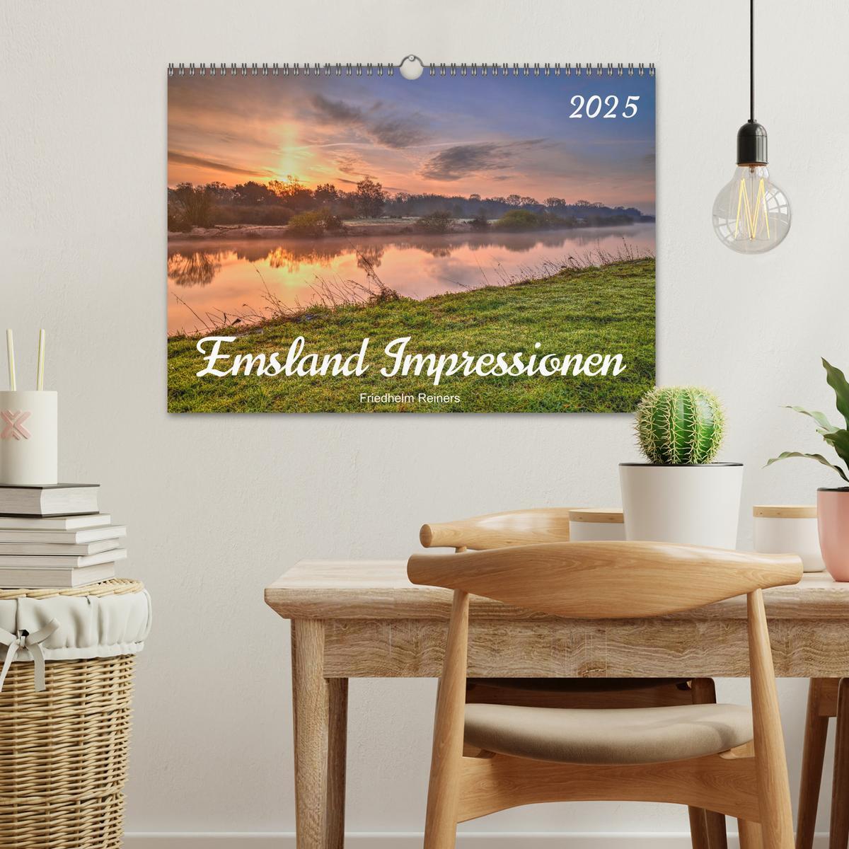 Bild: 9783457228180 | Emsland Impressionen (Wandkalender 2025 DIN A3 quer), CALVENDO...