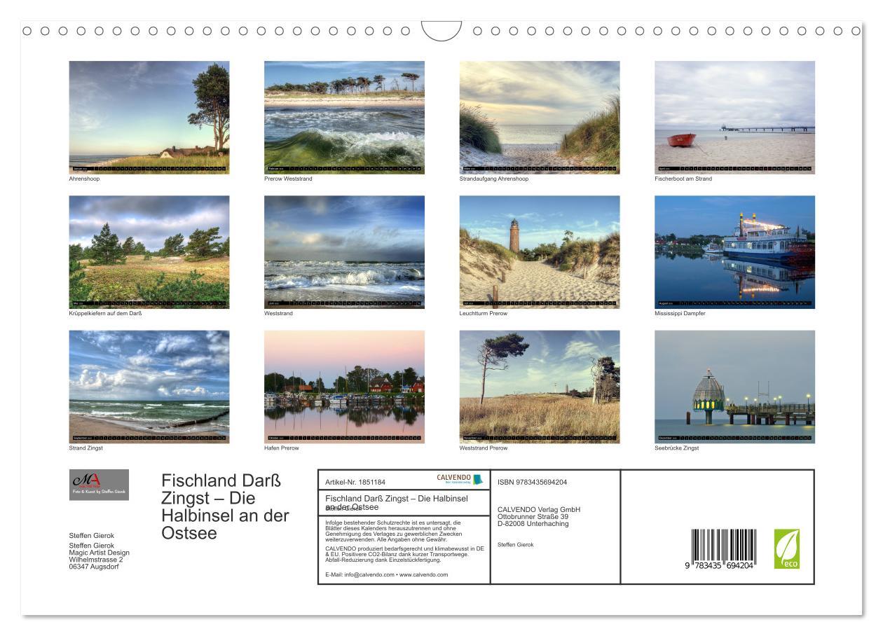 Bild: 9783435694204 | Fischland Darß Zingst ¿ Die Halbinsel an der Ostsee (Wandkalender...