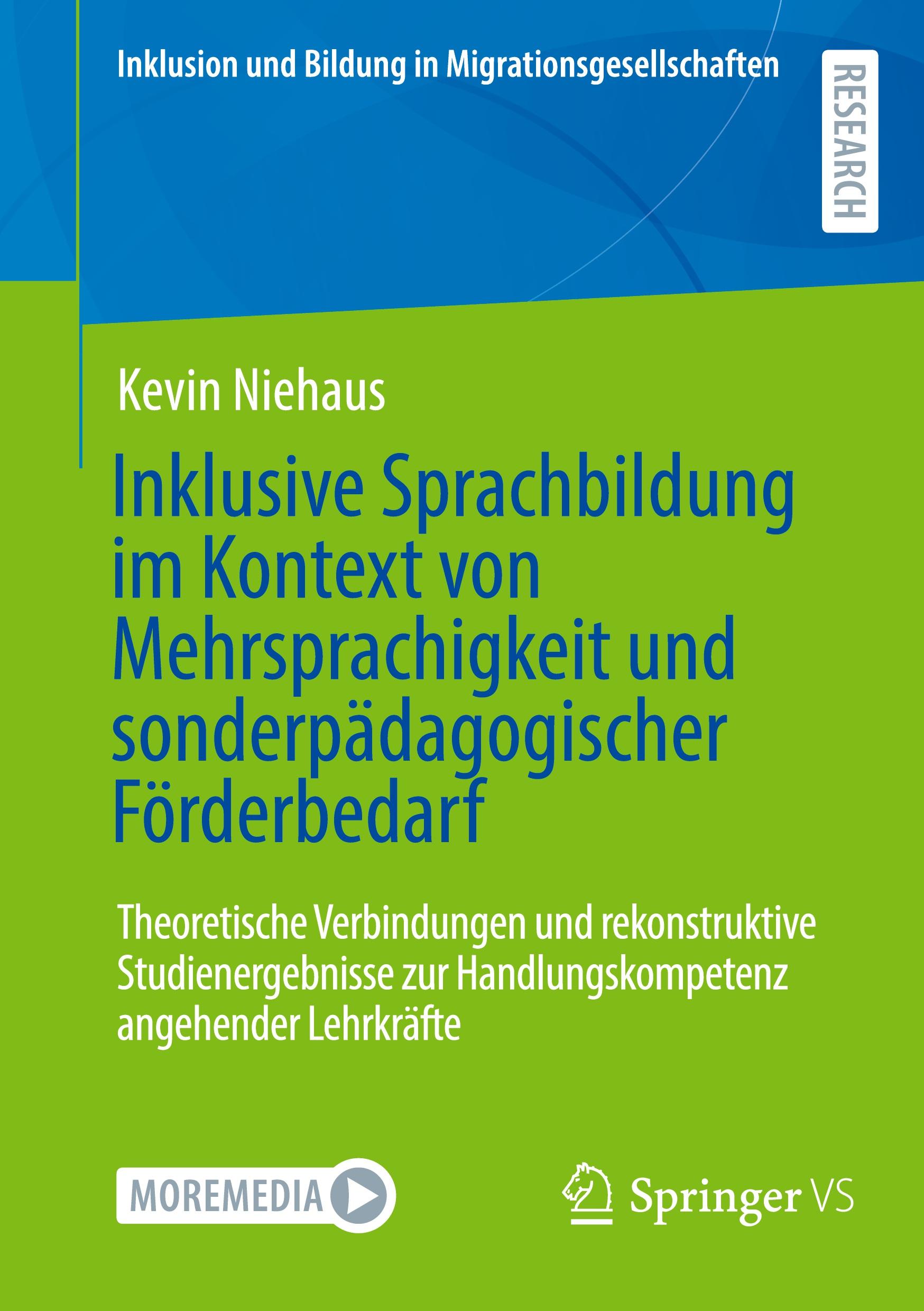 Cover: 9783658464592 | Inklusive Sprachbildung im Kontext von Mehrsprachigkeit und...