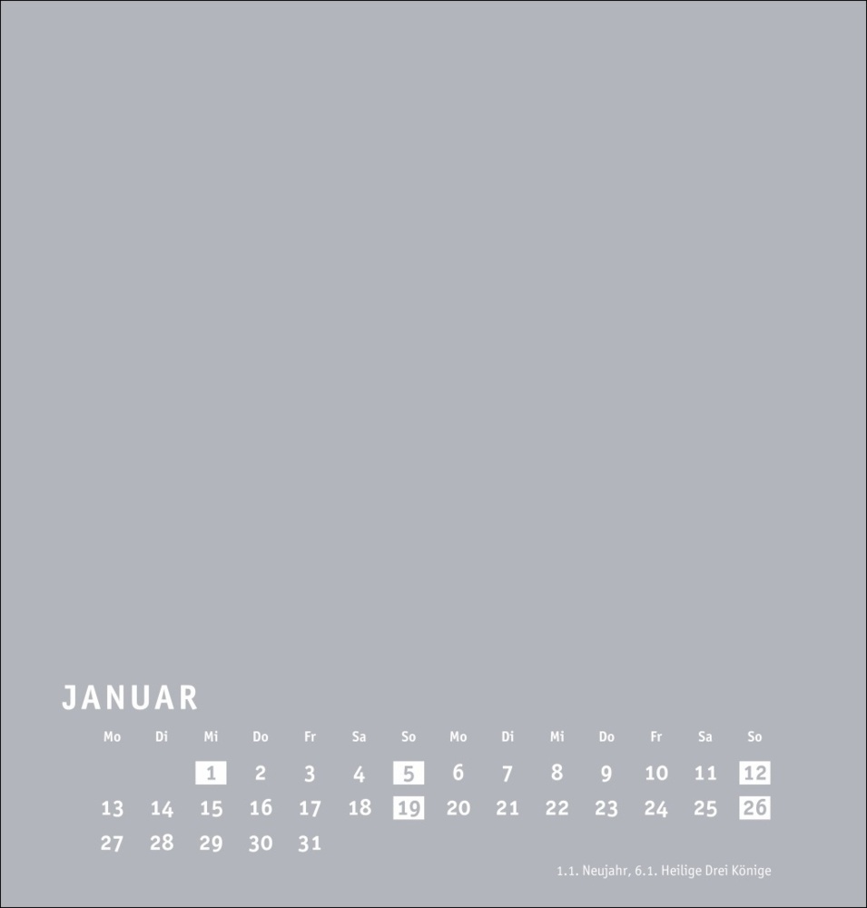 Bild: 9783756407903 | Premium-Bastelkalender silbergrau mittel 2025 | Kalender | 14 S.