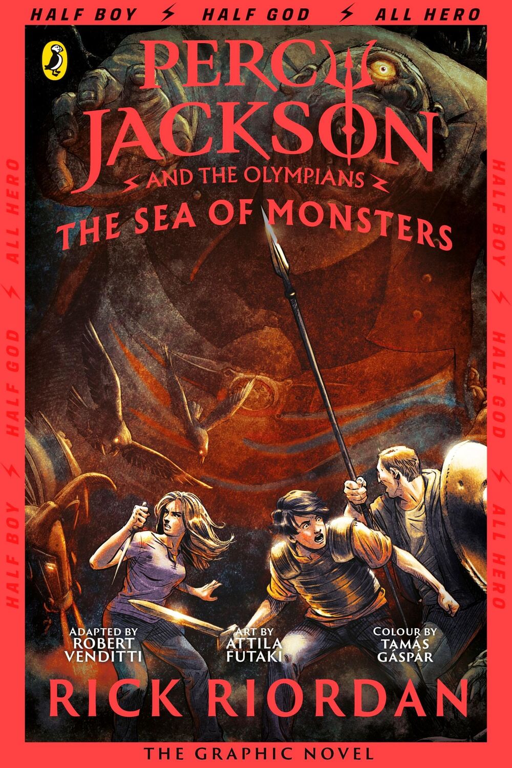 Cover: 9780141338255 | Percy Jackson and the Sea of Monsters: The Graphic Novel | Riordan