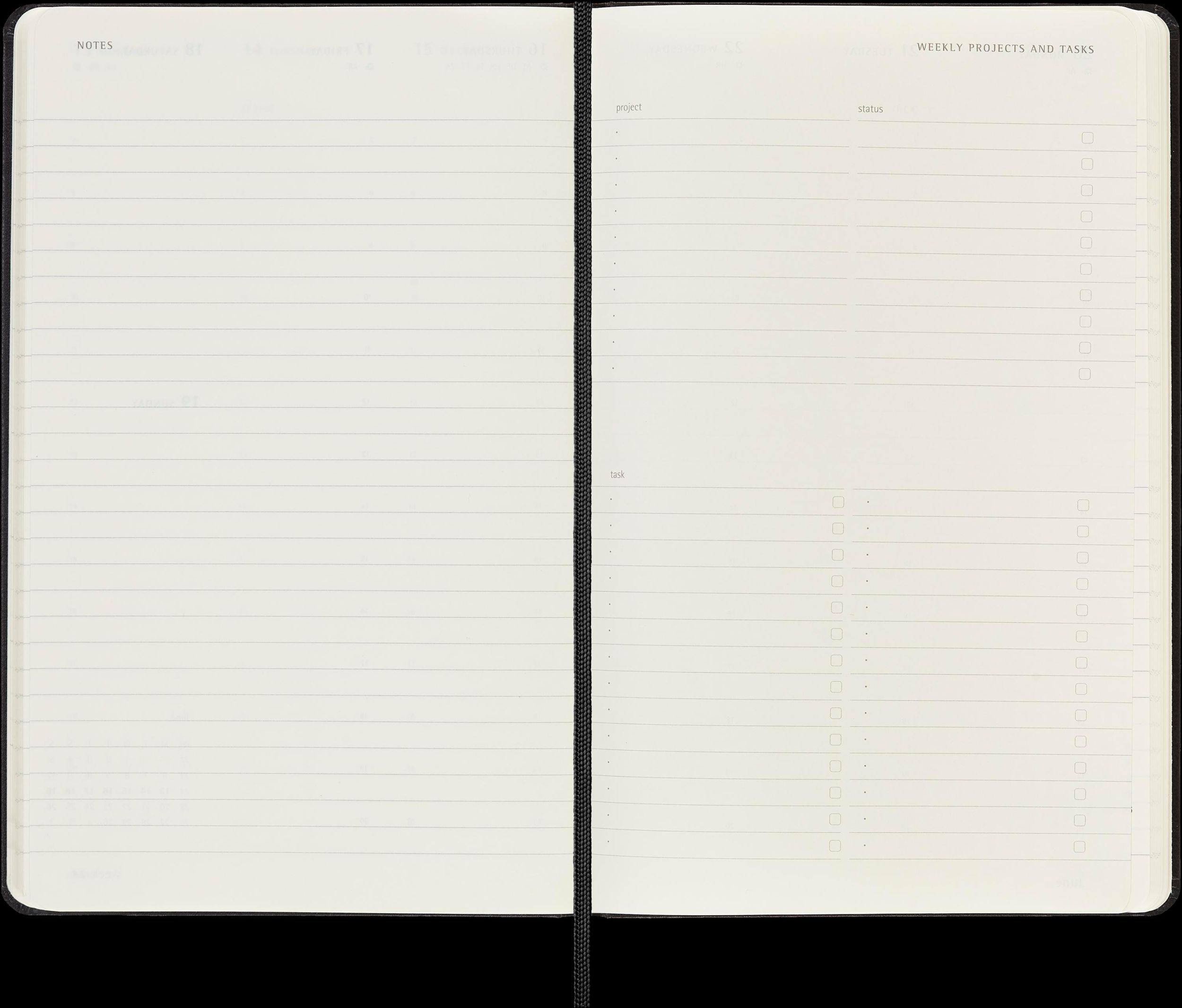 Bild: 8056999270247 | Moleskine PRO 12 Month 2025 Weekly Vertical Planner, Hard Cover,...