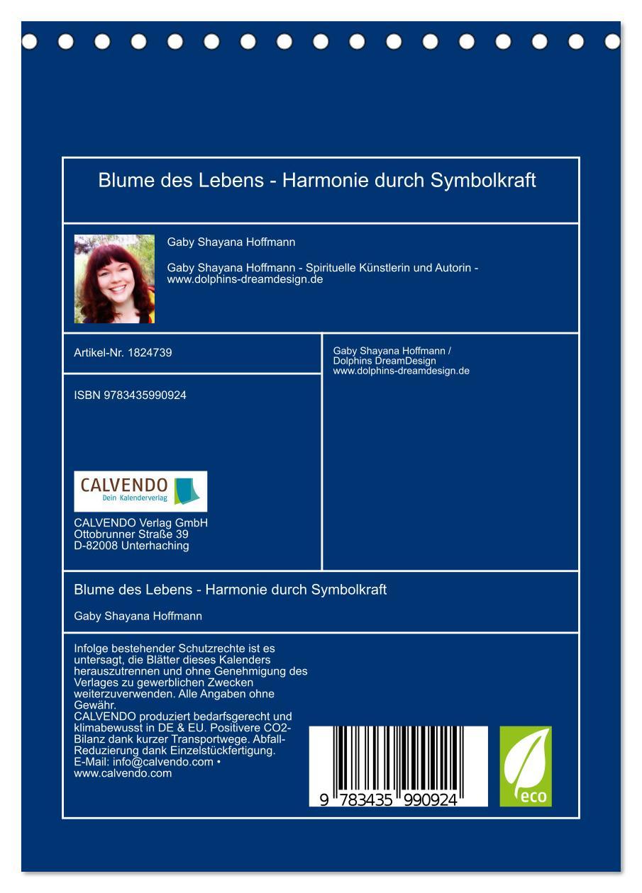 Bild: 9783435990924 | Blume des Lebens - Harmonie durch Symbolkraft (Tischkalender 2025...