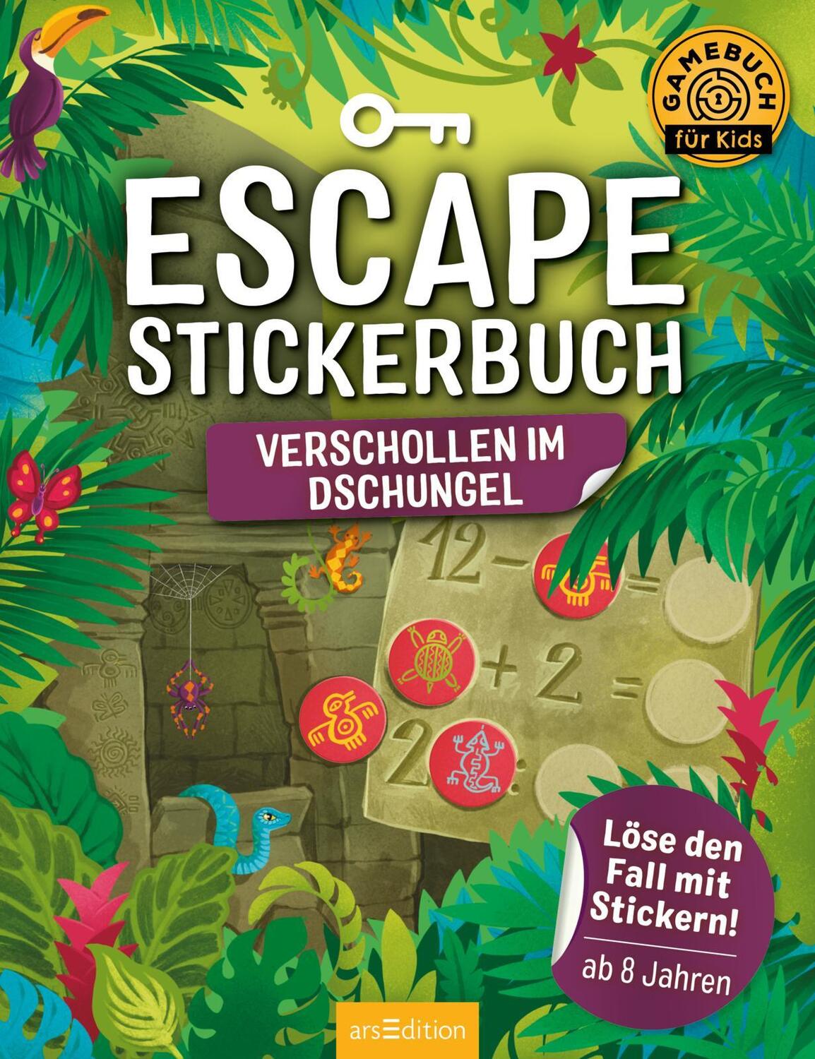 Bild: 9783845844879 | Escape-Stickerbuch - Verschollen im Dschungel | Philip Kiefer | Buch