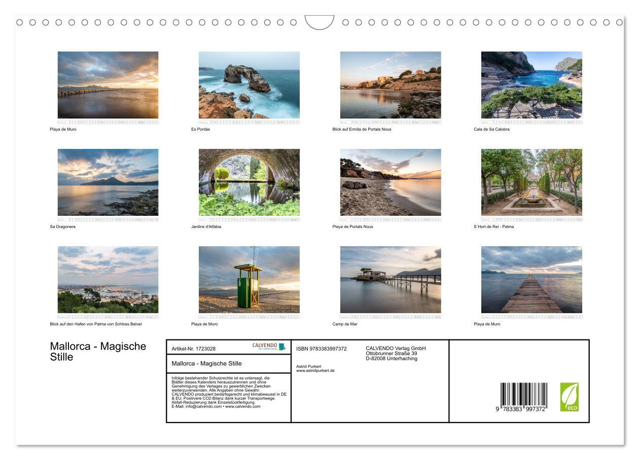 Bild: 9783383997372 | Mallorca - Magische Stille (Wandkalender 2025 DIN A3 quer),...