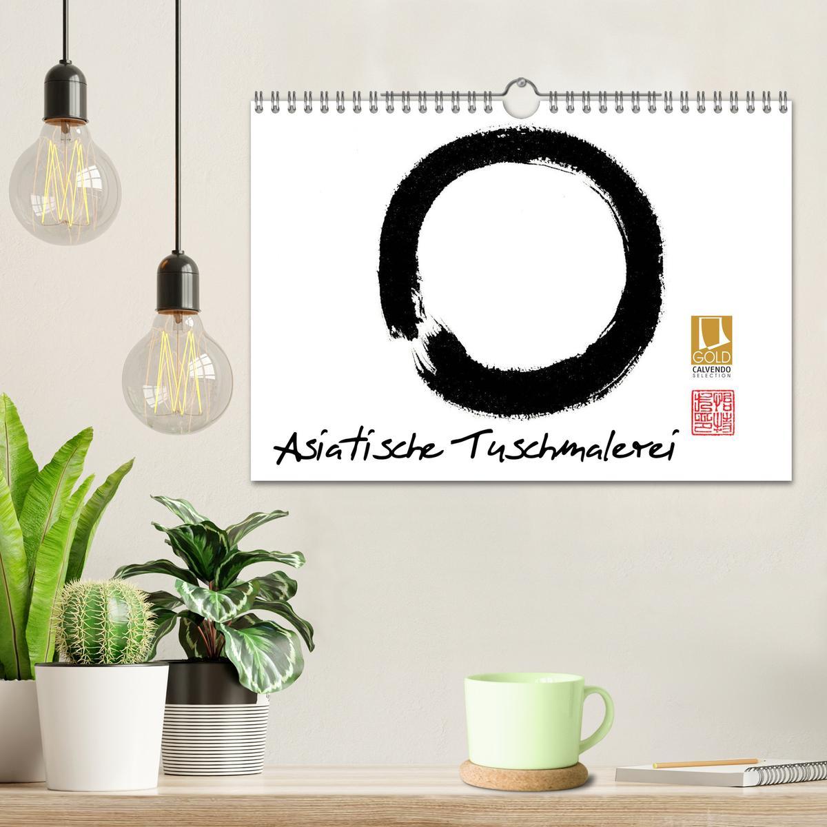 Bild: 9783435623990 | Asiatische Tuschmalerei (Wandkalender 2025 DIN A4 quer), CALVENDO...