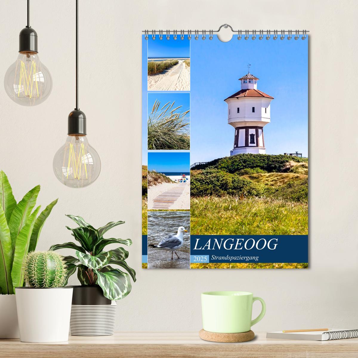 Bild: 9783435969586 | LANGEOOG Strandspaziergang (Wandkalender 2025 DIN A4 hoch),...