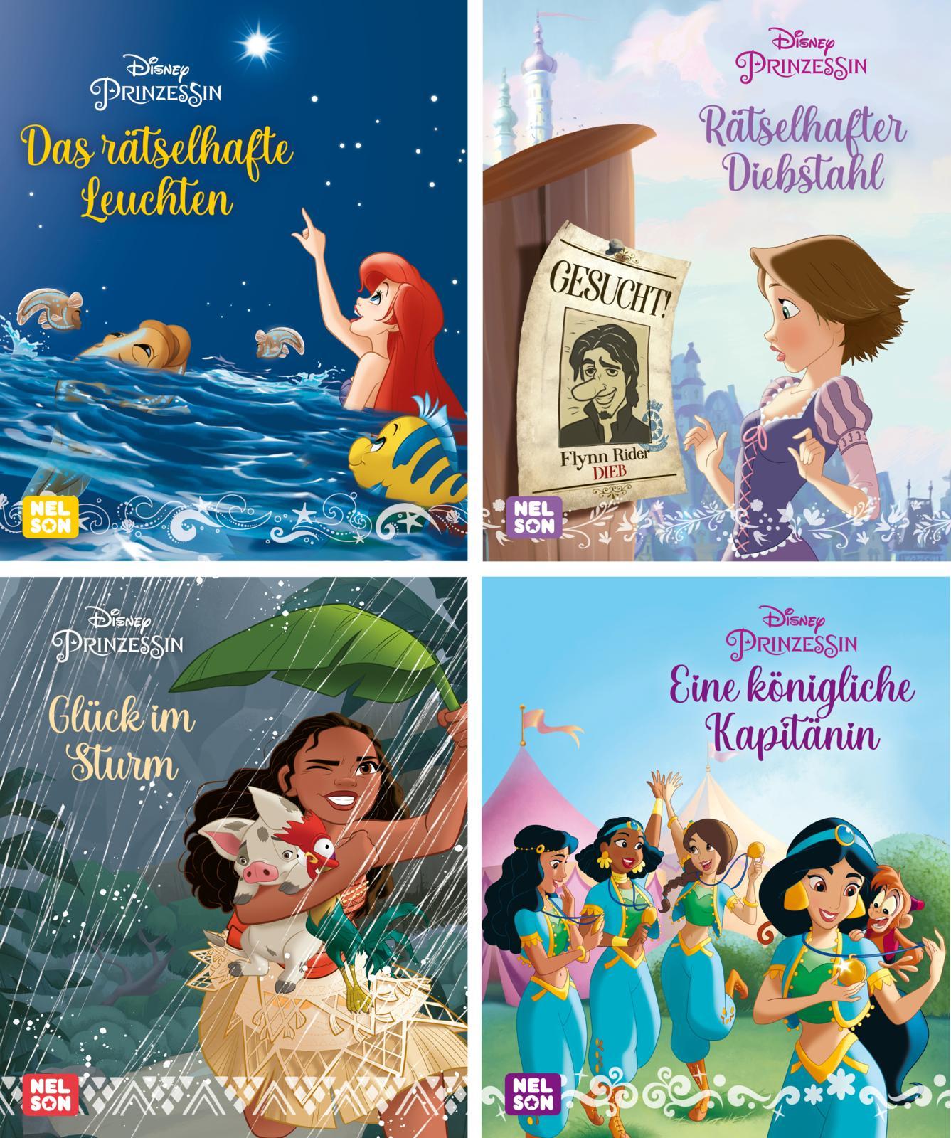 Cover: 9783845123479 | Nelson Mini-Bücher: 4er Disney Prinzessin 17-20 | Box | 20 S. | 2023