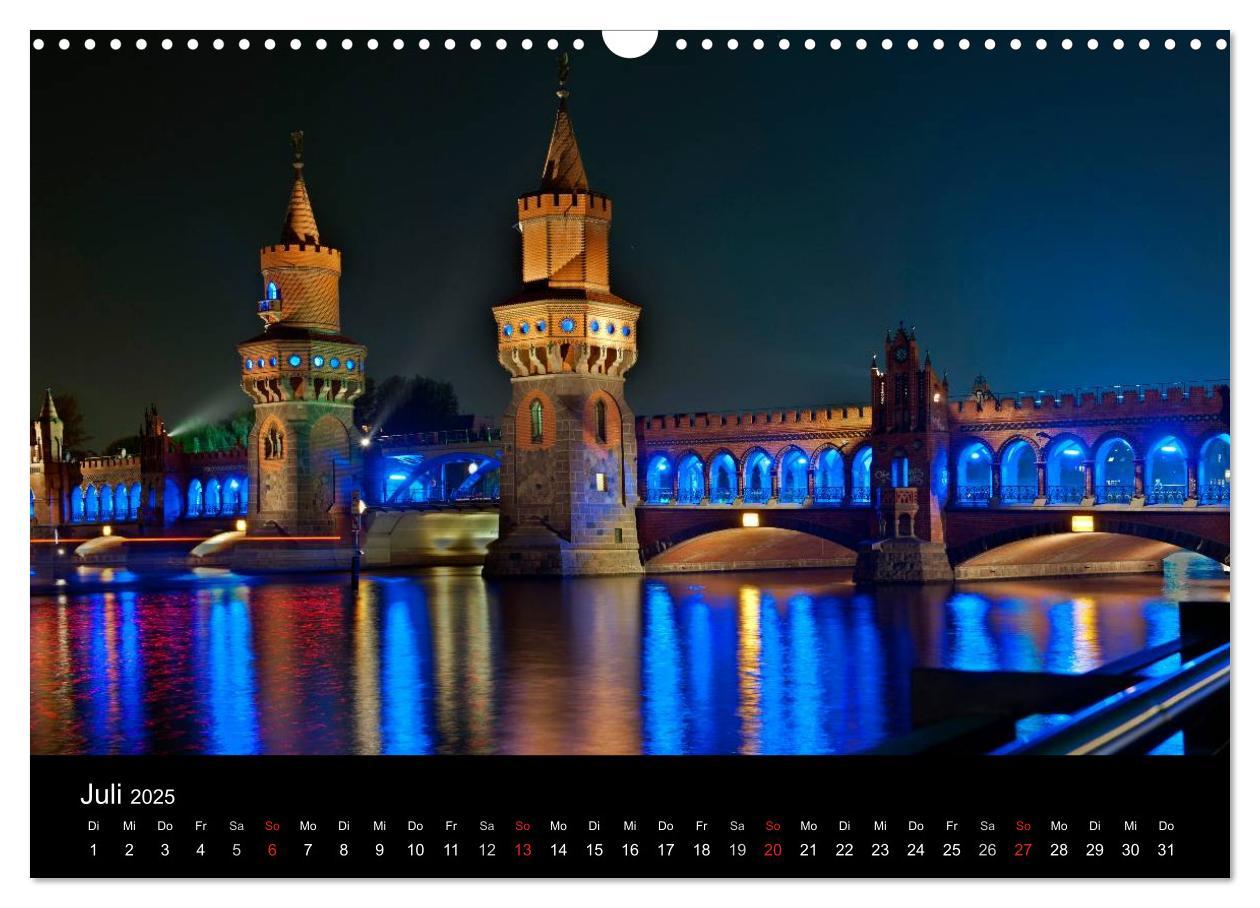 Bild: 9783435770656 | Berlin bei Nacht (Wandkalender 2025 DIN A3 quer), CALVENDO...