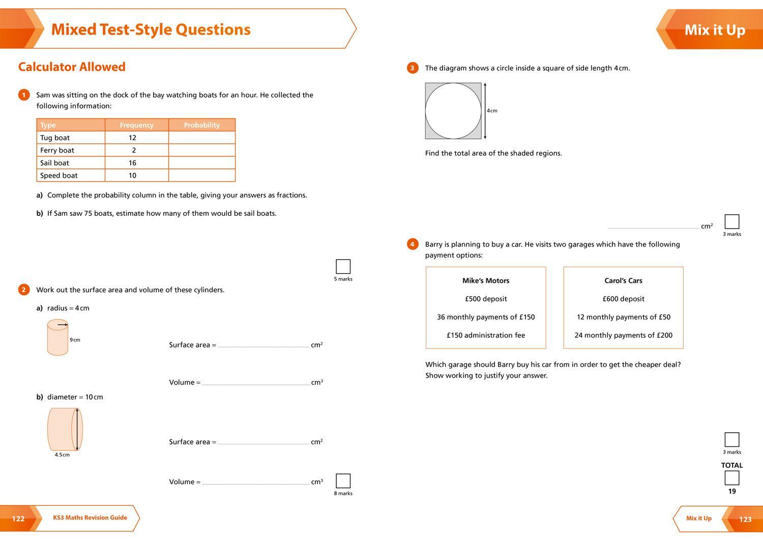 Bild: 9780008551452 | KS3 Maths Higher Level All-in-One Complete Revision and Practice | KS3