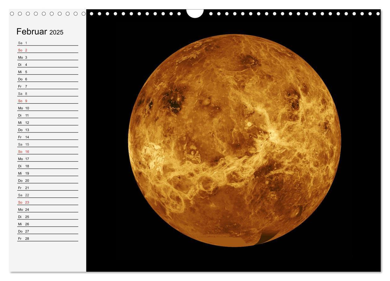 Bild: 9783435530779 | Sonne, Monde und Planeten (Wandkalender 2025 DIN A3 quer), CALVENDO...