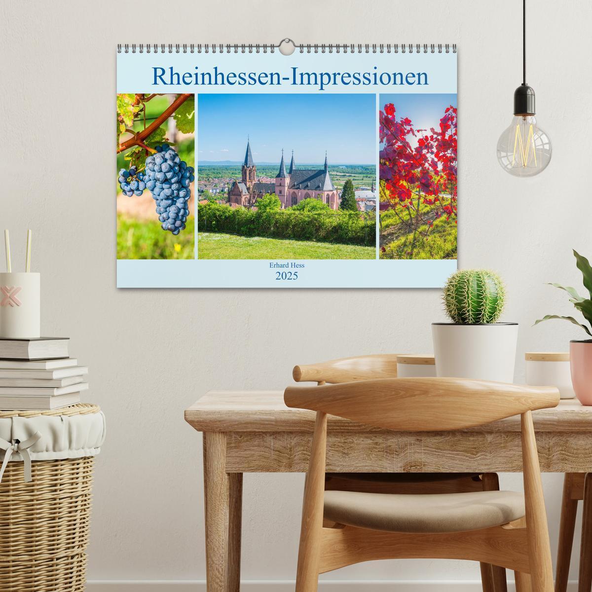 Bild: 9783435388905 | Rheinhessen-Impressionen (Wandkalender 2025 DIN A3 quer), CALVENDO...