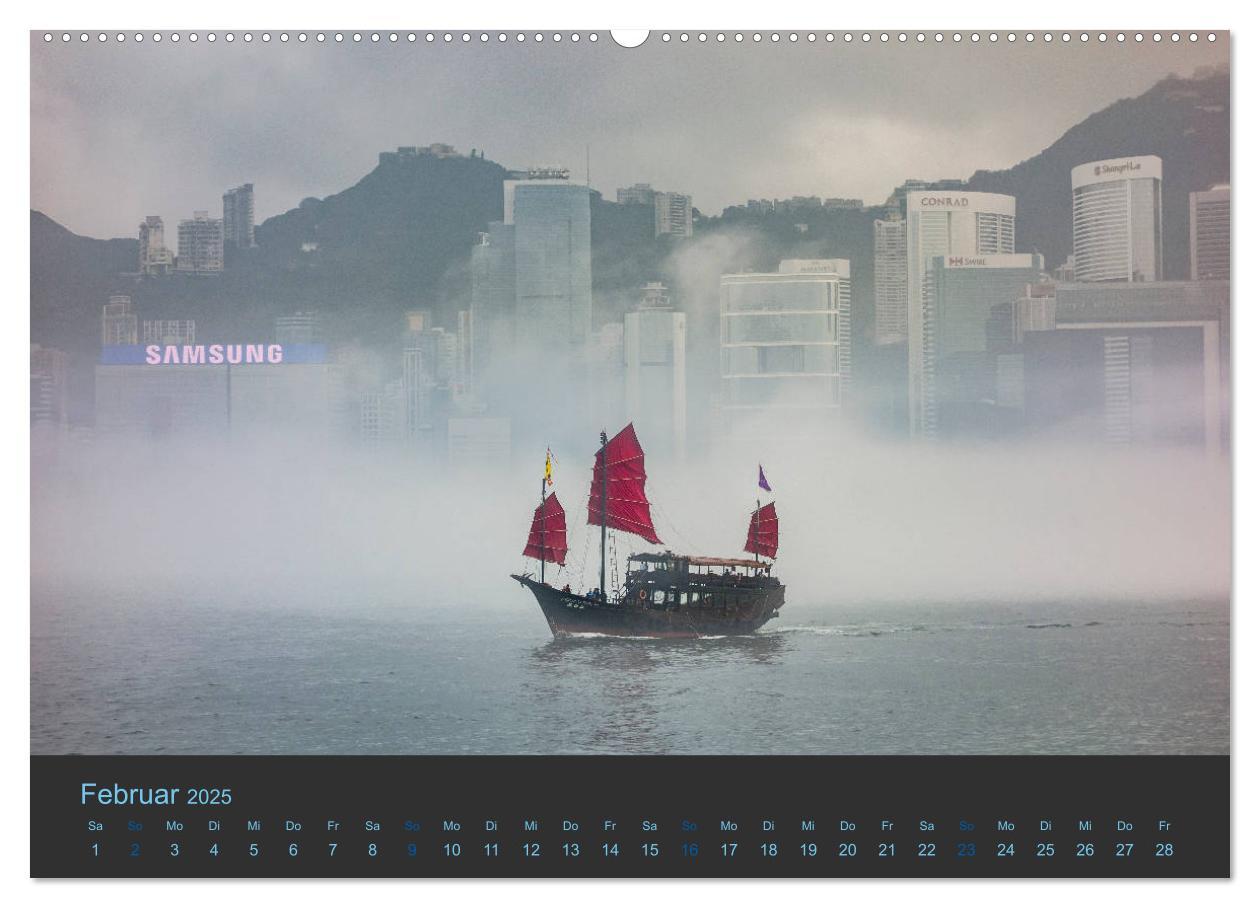 Bild: 9783435377459 | Hong Kong - Skylines (hochwertiger Premium Wandkalender 2025 DIN A2...