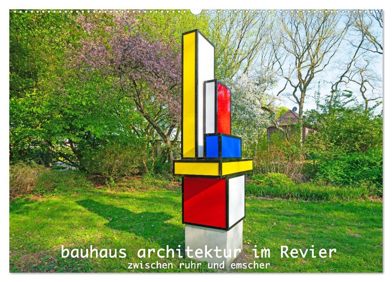 Cover: 9783435218479 | Bauhaus-Architektur im Ruhrgebiet (Wandkalender 2025 DIN A2 quer),...