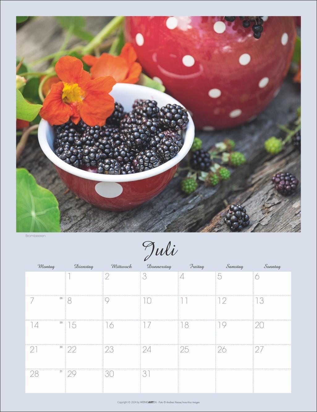 Bild: 9783839901465 | Beeren Kalender 2025 | Kalender | Spiralbindung | 14 S. | Deutsch